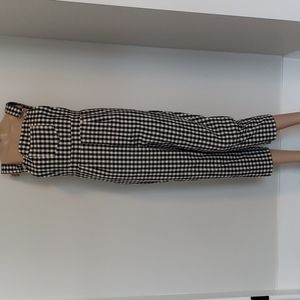 Checked jumpsuit